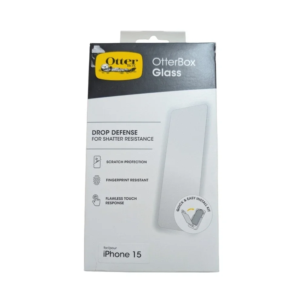 Mm6-N‎ Otterbox Glass Clear Screen Protector for Apple iPhone 15